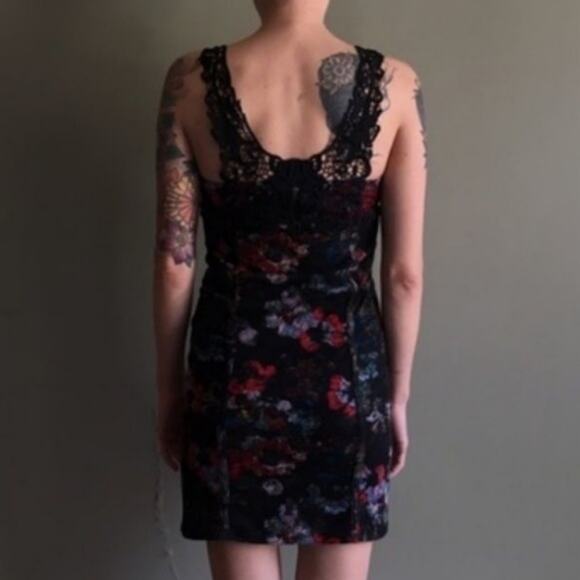 Free People Floral Boho Bodycon Dress - Picture 8 of 9